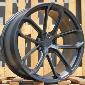 R21x9 5X112 ET 26 66.5 H5084 (CTRGW592) Grey Polished Matt (MGM) For PORCH (K3) (FORGED (Rear+Front)