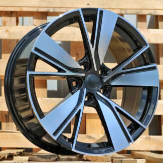 R18x8 5X112 ET 45 57.1 B1988 Black Polished (MB) For VW