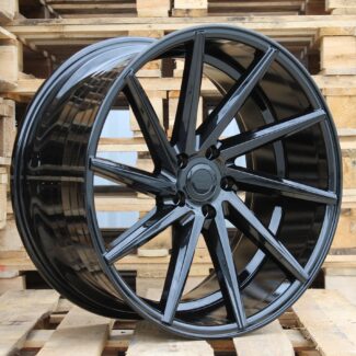 R16x6.5 4X100 ET 42 60.1 B1058 (BK885A) Black (BL) For RACIN (L3) (Left side) Style Vossen)