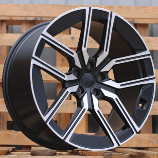 R20x8.5 5X112 ET 25 66.6 I5619 Black Polished Half Matt (MBHM) For BMW (P1) (Rear+Front)
