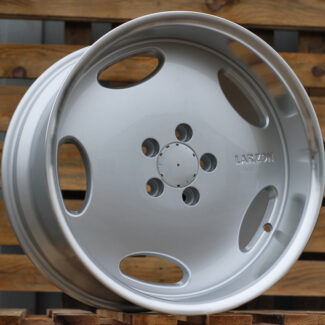 R18x8.5 5X112 ET 35 66.6 B1563 Silver+Polished Lip (SP) For MER (P2+Z1+Z4) (MONOBLOCK Style Rear+Front)