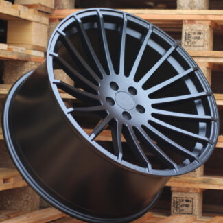 R20x10.5 5X112 ET 40 66.6 A1227 (HX010) Black Half Matt (BLHM) For HAXER (K3)