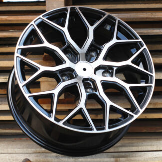 R18x8 5X160 ET 50 65.1 I0319 (IN-LD1) Black Polished (MB) For RACIN (K7) (Gloss Black Polished Style Vossen (max 1100kg)