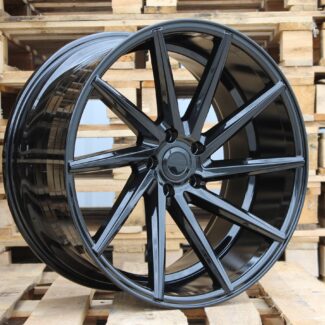 R16x6.5 4X100 ET 42 60.1 B1059 (BK885B) Black (BL) For RACIN (L3) (Right side) Style Vossen)