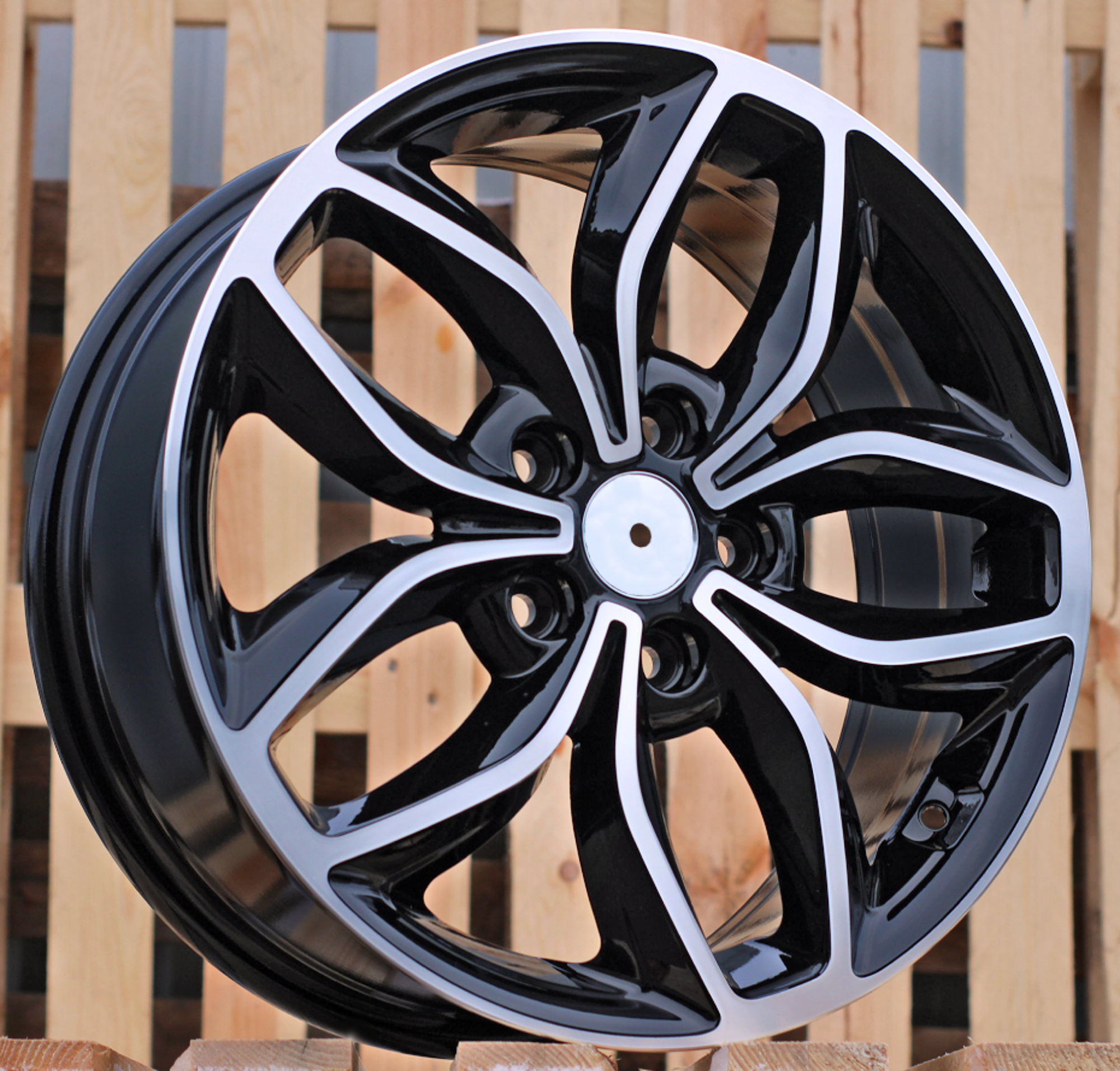 R17x7 5X114.3 ET 50 67.1 B5110 Black Polished (MB) For KIA (R)