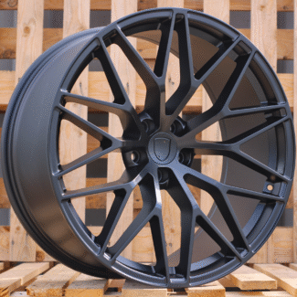 R22x11.5 5X130 ET 61 71.6 3S1067 (YF0397) Black Half Matt (BLHM) For PORCH (Z6) (HYBRID FORGED Front+Rear)