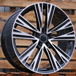 R16x7 5X112 ET 40 66.5 B1424 (FBX045) Black Polished (MB) For AUD (Z5) (HYBRID FORGED)