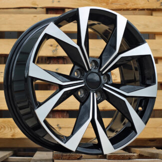 R19x8 5X112 ET 45 57.1 I5627 Black Polished (MB) For SKODA (P2) (Karoq New Model)