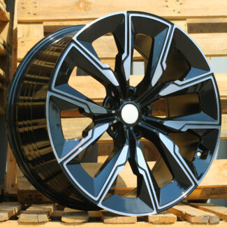 R21x10 5X112 ET 41 66.6 FBX144 Black Polished (MB) For BMW (Z5) (HYBRID FORGED (Rear+Front)