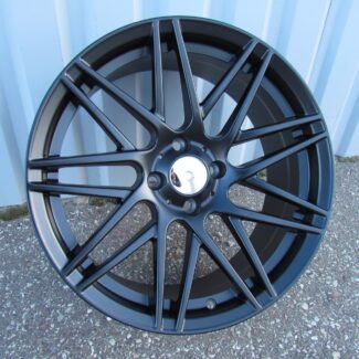 R16x5.5 3X112 ET 30 57.1 HX013 (E269165503S) Black Half Matt (BLHM) For SMART (R) (Front)