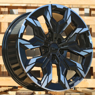 R18x8 5X112 ET 30 66.6 B1992 Black Polished (MB) For BMW (Z1)