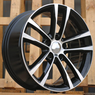 R17x8 5X120 ET 34 72.6 B5229 Black Polished (MB) For BMW (P2)