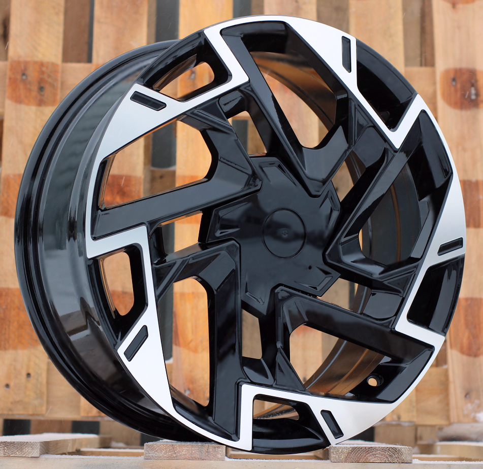 R18x7.5 5X114.3 ET 51 67.1 B1927 (BK1223) Black Polished (MB) For KIA (K2+P) (NEW Model SPORTAGE)
