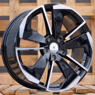 R18x8 5X112 ET 45 57.1 I5579 Black Polished (MB) For SKODA (A+K7)