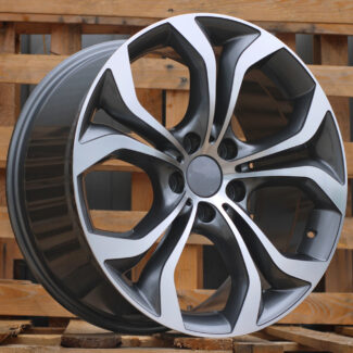 R19x9 5X120 ET 48 74.1 BY117 Grey Polished (MG) For BMW (P) (X5)