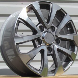 R17x8 5X150 ET 60 110.5 B1156 Grey Polished (MG) For TOYOT (K3)