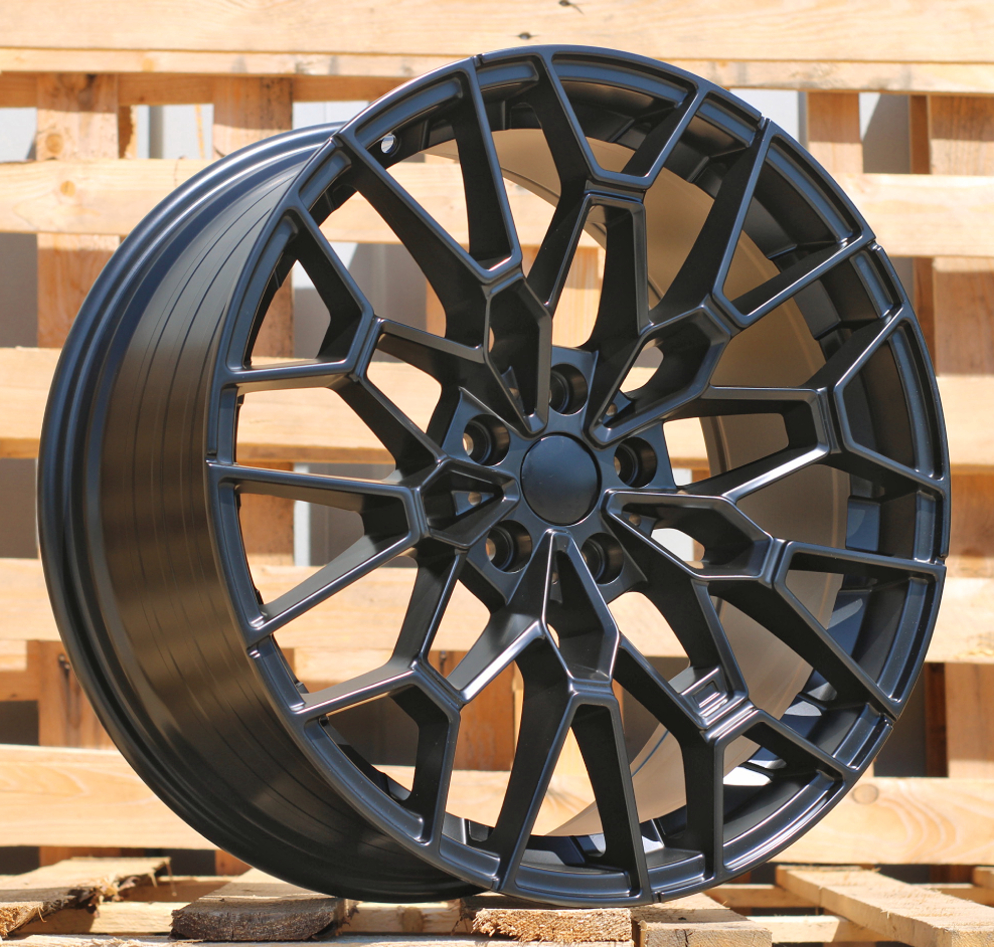 R18x8 5X112 ET 27 66.6 I0384 (3S1271) Black Half Matt (BLHM) For BMW (D2) (HYBRID FORGED)
