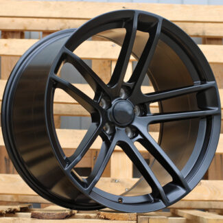 R20x11 5X115 ET 18 71.5 I5599 Black Half Matt (BLHM) For DODGE (K8) (Front+Rear)