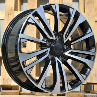 R18x8 5X120 ET 50 65.1 I1114 Black Polished (MB) For VW (Z6)