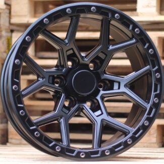 R17x9 6X139.7 ET M12 110.1 B1536 Black Half Matt (BLHM) For 4X4 (Z2)