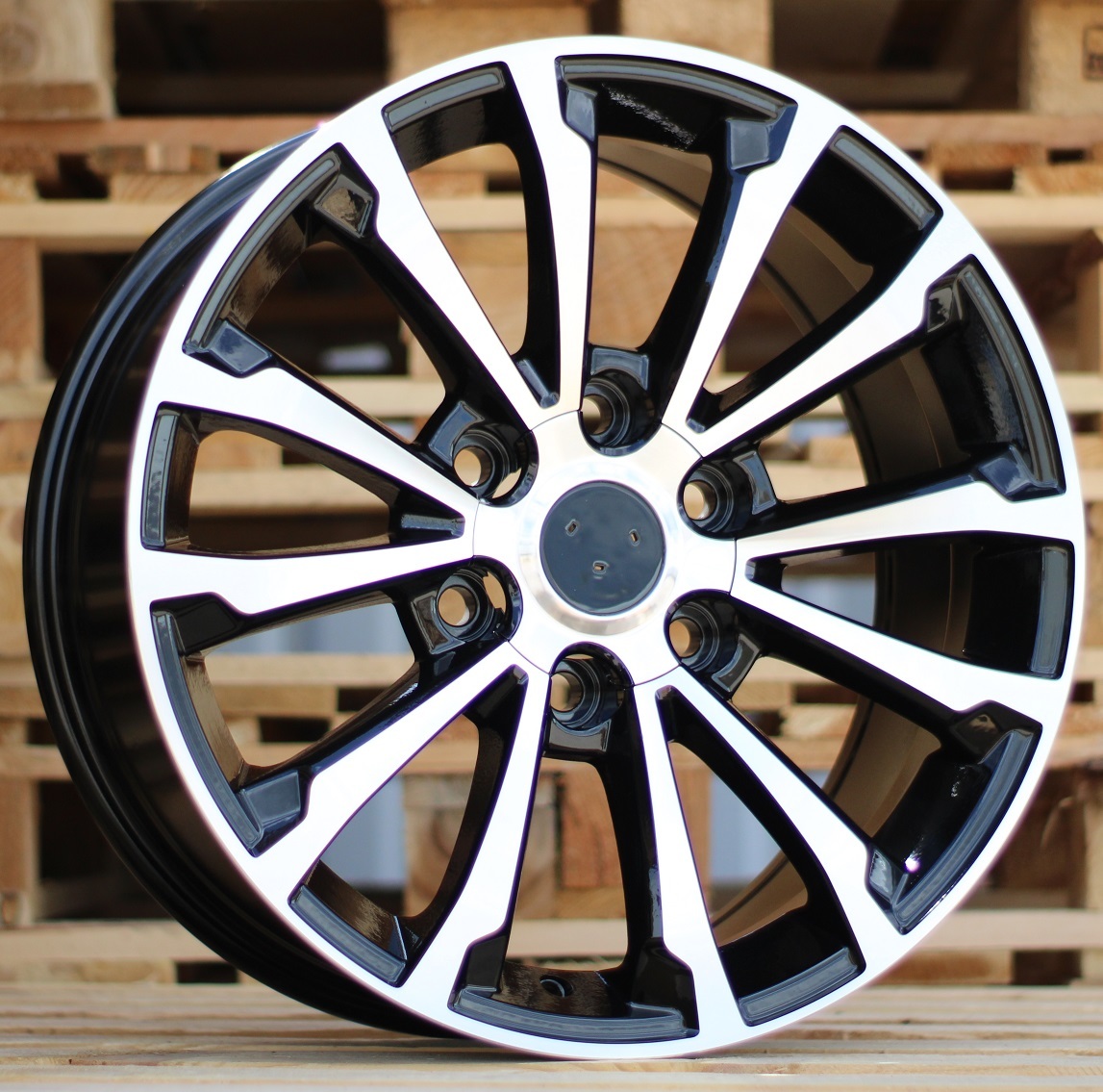 R17x7.5 6X139.7 ET 25 106.1 B1353 (A6067/BY1353) Black Polished (MB) For TOYOT (Z3) (4x4)
