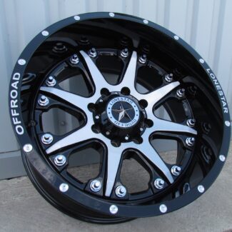 R20x10 5X127 ET M25 71.6 L1526 Black Polished (MB) For 4X4 (K3) (Milling)