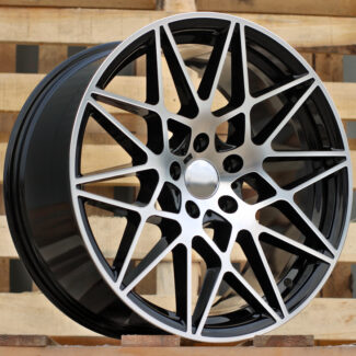 R17x7.5 5X120 ET 37 72.6 B5167 (XF023) Black Polished (MB) For BMW (R) (HYBRID FORGED)