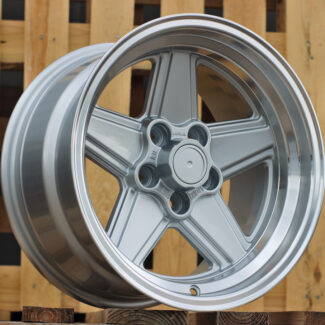 R16x9 5X112 ET 12 66.6 B1794 Silver+Polished Lip (SP) For MER (Z2) (Rear+Front)