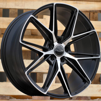 R19x8.5 5X108 ET 40 67.1 HX043 Black Polished Half Matt (MBHM) For HAXER (K4)