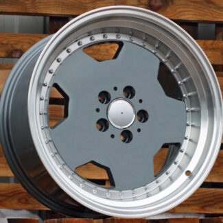 R17x8 5X112 ET 25 66.6 B5852 (BY1781) Graphite+Polished Lip (GRPL) For MER (Z1) (MONOBLOCK Style)