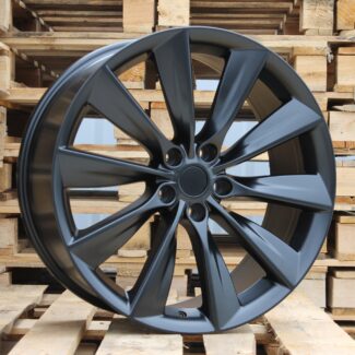 R21x9 5X120 ET 40 64.1 B1385 Black Half Matt (BLHM) For RACIN (Z2) (TESLA Front+Rear)