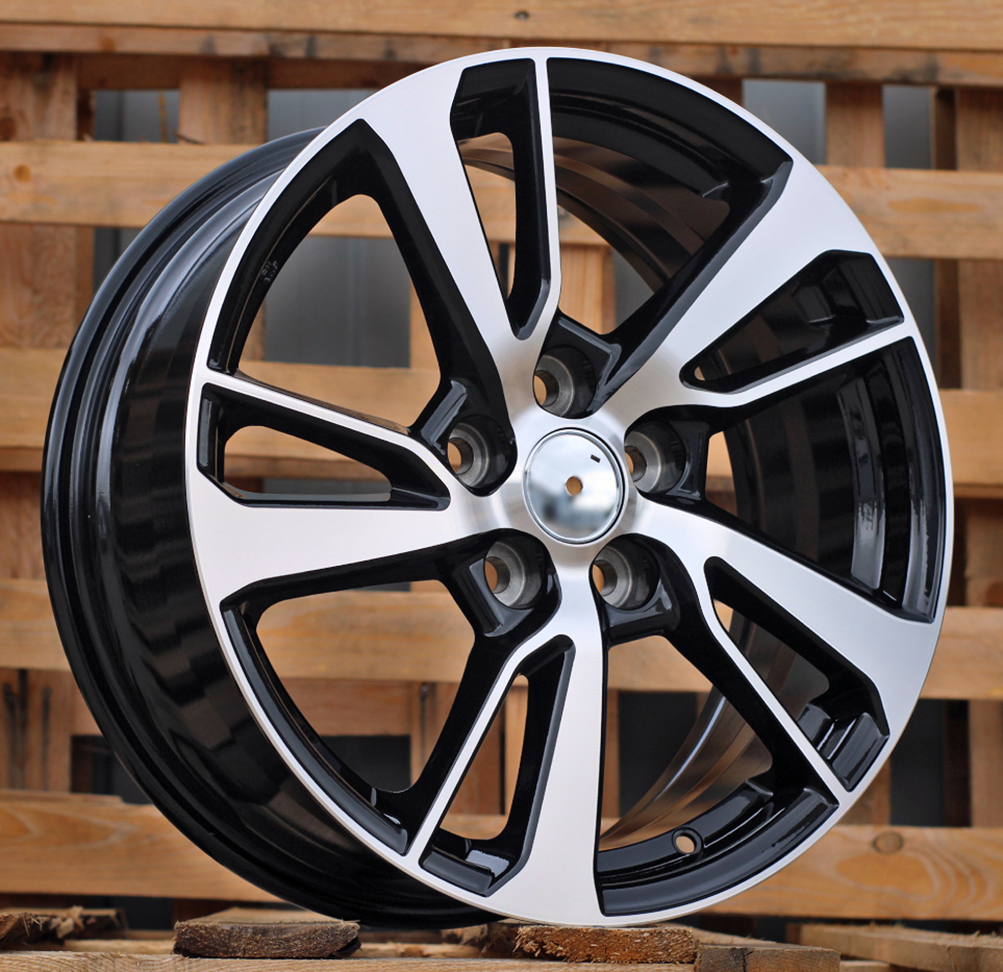 R17x7 5X114.3 ET 35 60.1 I5300 Black Polished (MB) For TOYOT (P1)