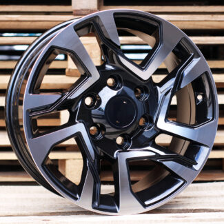 R17x7.5 6X139.7 ET 25 106.1 B1704 Black Polished (MB) For 4X4 (Z1+Z3) (New TOYOTA)