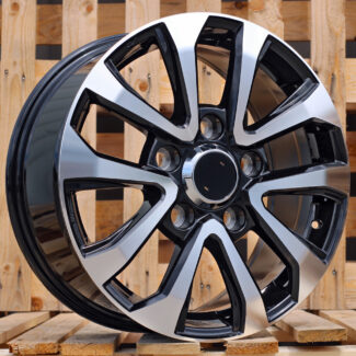 R18x8 5X150 ET 60 110.5 B1156 Black Polished (MB) For TOYOT (K3)