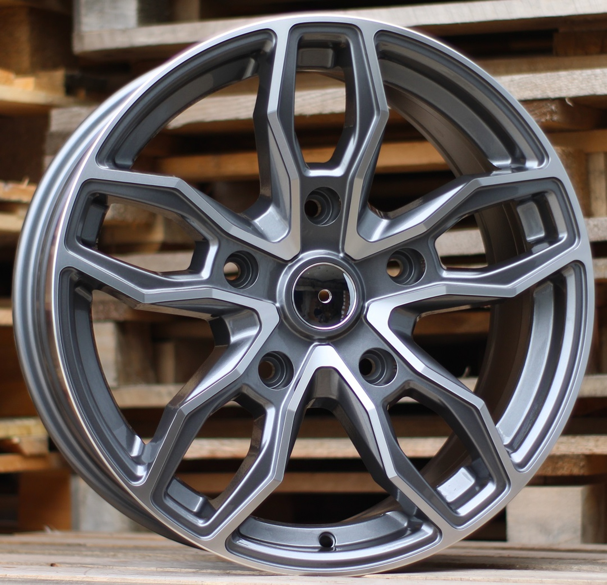 R18x8 5X160 ET 48 65.1 B1251 Grey Polished (MG) For FORD (Z4) (4x4 (max 1100kg)