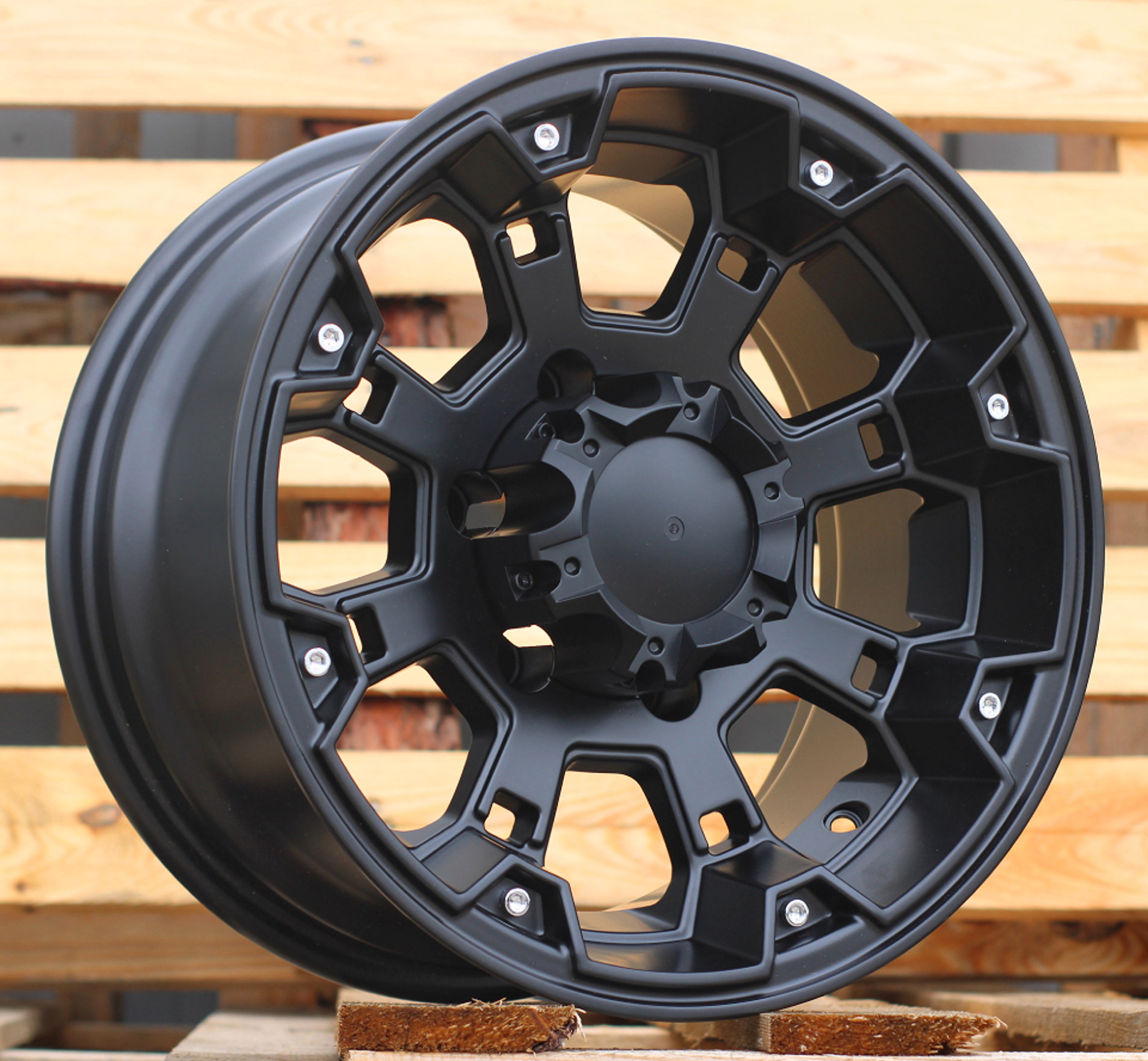 R15x8 6X139.7 ET M10 110.1 A8068 Black Half Matt (BLHM) For 4X4 (P)