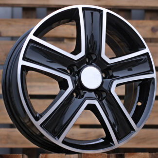 R15x6.5 5X118 ET 45 71.1 BK473 Black Polished (MB) For 4X4 (K2+R) (max 1250kg)
