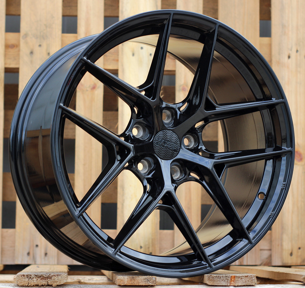 R17x8 5X120 ET 35 72.6 HX044 (A5598) Black (BL) For HAXER (P)