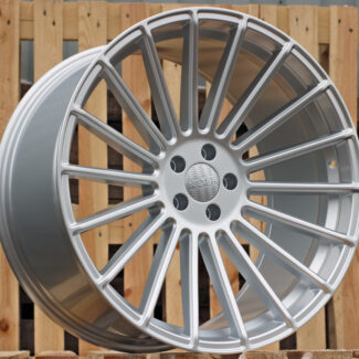 R22x10.5 5X120 ET 40 74.1 HX010 Silver Shining (SS) For HAXER (Z2+P+P2+Z1) (REAR+FRONT)