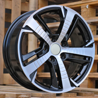R16x7 4X108 ET 30 65.1 B5514 Black Polished (MB) For PEUG (R+Z4+L5)