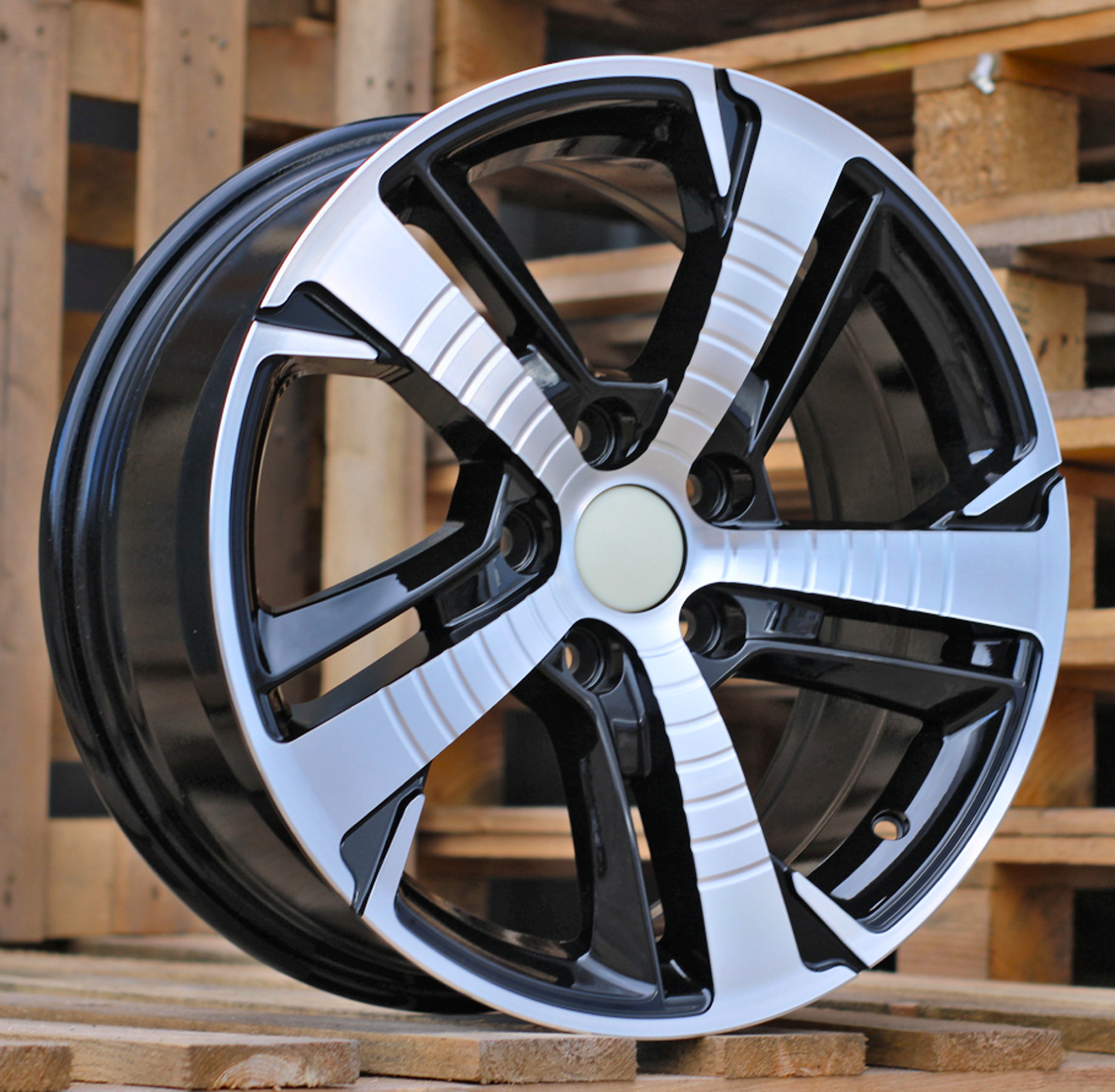 R16x7 4X108 ET 30 65.1 B5514 Black Polished (MB) For PEUG (R+Z4+L5)