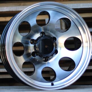 R16x10 5X139.7 ET M48 110.1 BY997 Black Polished (MB) For 4X4 (Z2)