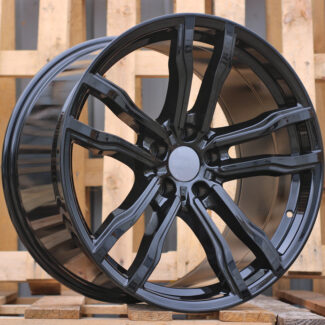 R20x10 5X120 ET 40 74.1 BY588 (DLJ588) Black (BL) For BMW (P+Z3) (Rear+Front)
