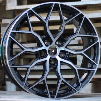 R19x8.5 5X112 ET 40 66.6 H4101 (BY1920) Black Polished (MB) For RACIN (Z3+Z6) (Style Vossen)