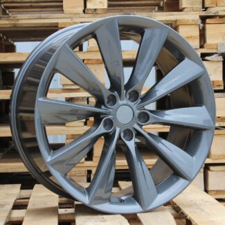 R21x9 5X120 ET 40 64.1 B1385 Gun Metal (GM) For RACIN (P) (TESLA Front+Rear)