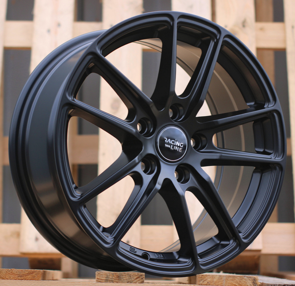 R16x7 5X100 ET 40 57.1 BK1155 Black Half Matt (BLHM) For RACIN (D2)