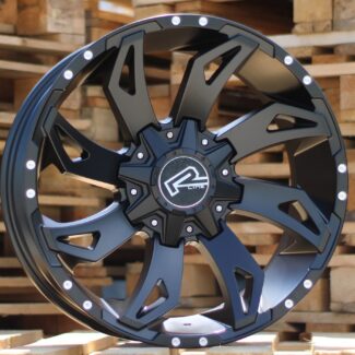 R20x9 12X135/139 ET 0 110.1 A8075 Black Matt (BM) For 4X4 (P) (Milling)