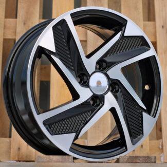 R15x6 4X100 ET 48 54.1 Y1169 Black Polished (MB) For HYUND (R+L1) (New Model)