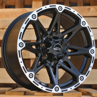 R17x8.5 6X139.7 ET 15 110.1 Y0139 Black Polished Half Matt (MBHM) For 4X4 (K2)