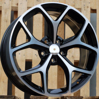 R18x8 5X110 ET 40 65.1 XE261 Black Polished (MB) For ALFA (P1)